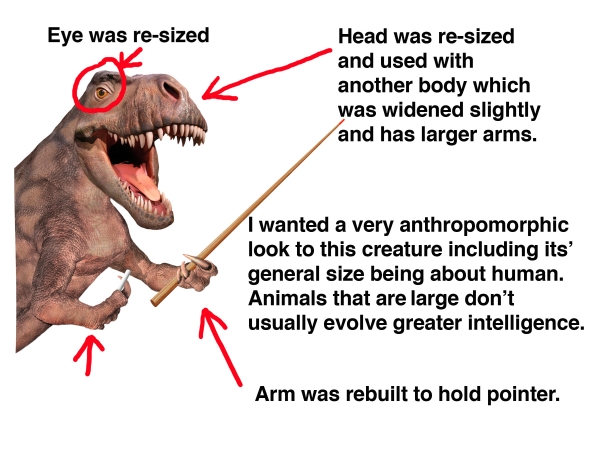 Creation of DINO EVOLUTION 101: Step 5